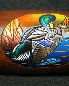 Boonducker Brands engraved and handpainted calls - mallard - heritage calls gift shop